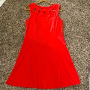 Coral, AGB Press dress.